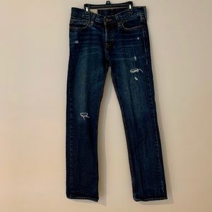 Hollister Men’s Button-fly Ripped Jeans